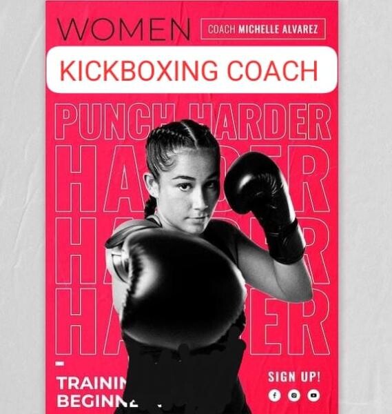 We are looking for female kickbox - 1