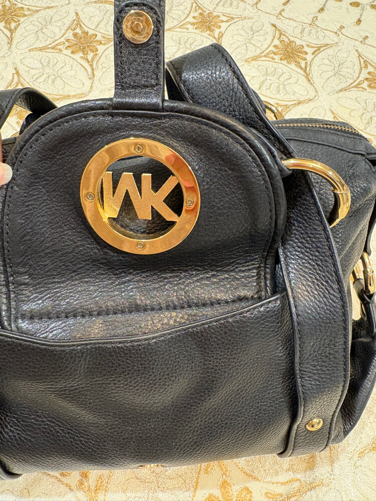 Authentic MK Fulton Black Satchel   - 8