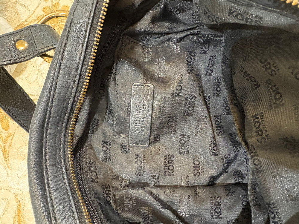 Authentic MK Fulton Black Satchel   - 22