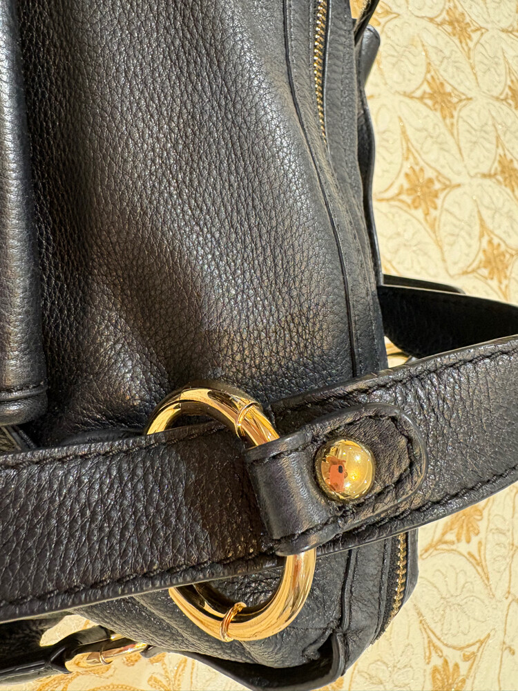 Authentic MK Fulton Black Satchel   - 4