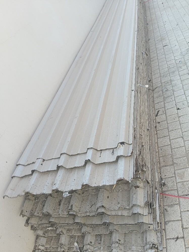 Used Italian corrugated metal sheet - 7