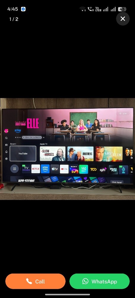 Hisense 65 smart tv - 1
