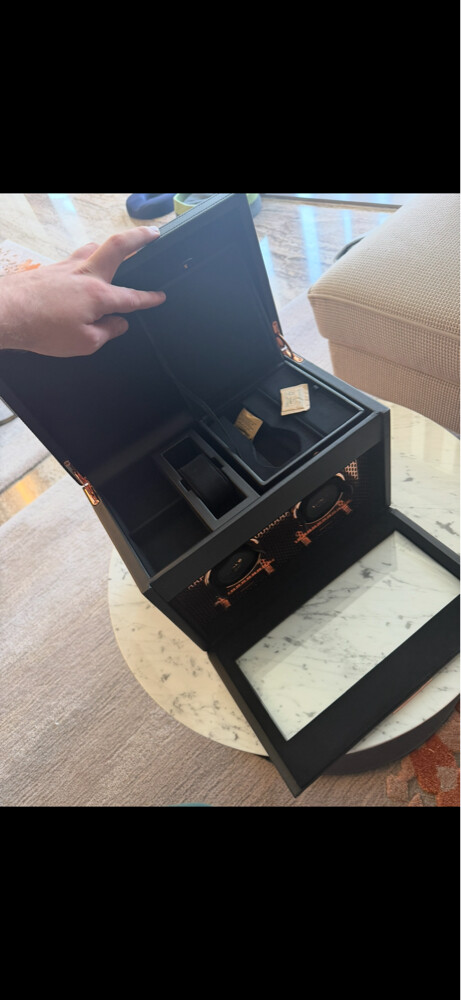 WOLF Axis Double Watch Winder - 5