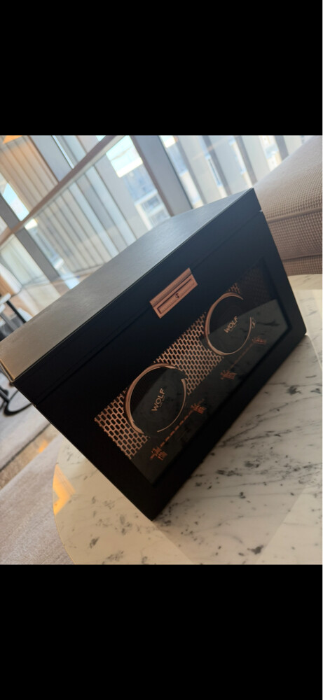 WOLF Axis Double Watch Winder - 1