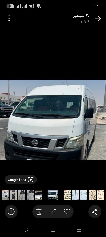 Nissan Urvan bus for rent - 5