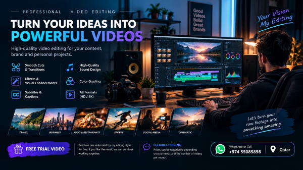 Professional Editing | Free Trial - 1
