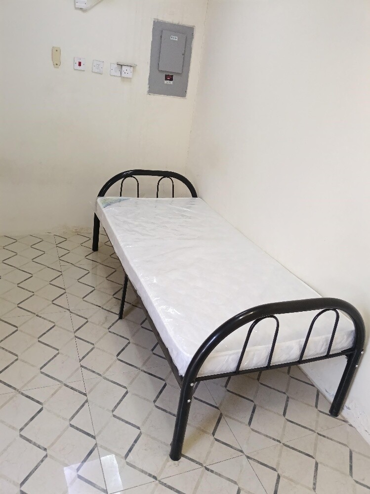 steel bed Hadid single or double ma - 4