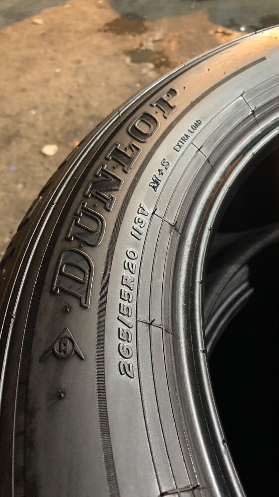 265/55/20" Dunlop brand - 5