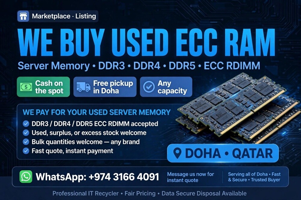 we buy used rams all types RAMs - 1