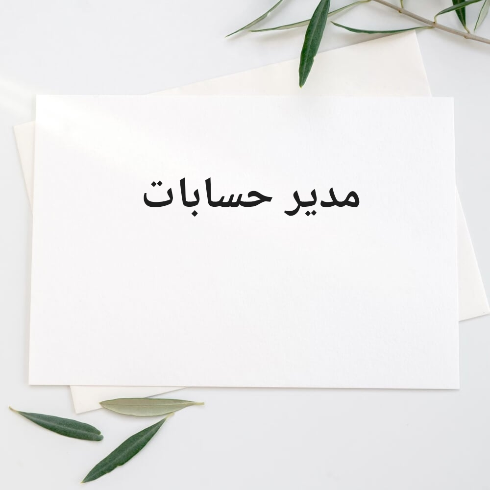 مدير حسابات - 1
