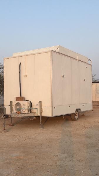Portable Kitchen & Washroom Trailer - 1