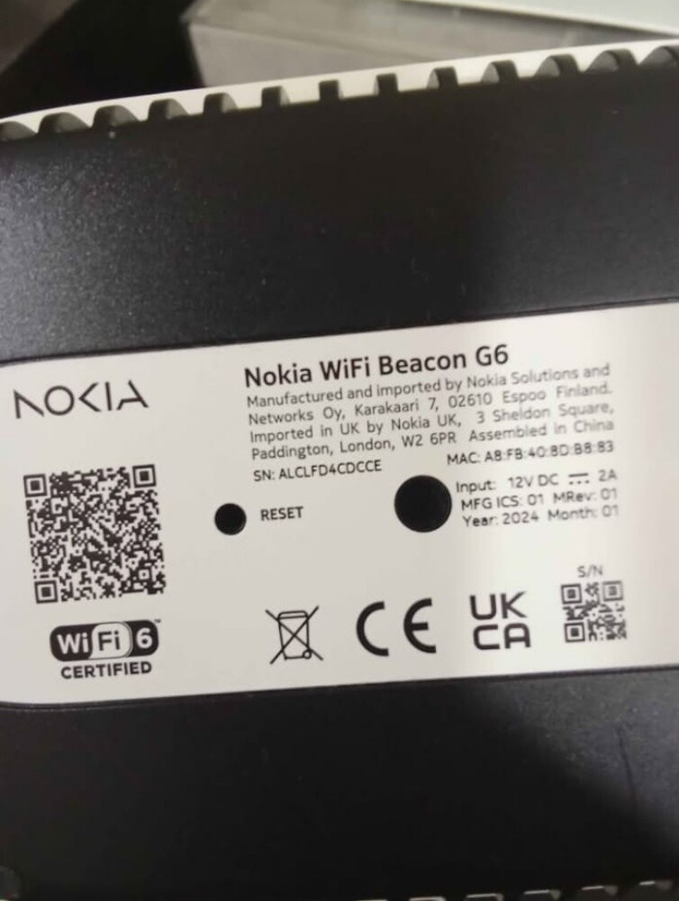 NOKIA new router - 5