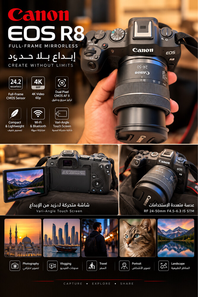 Canon R8 - 2