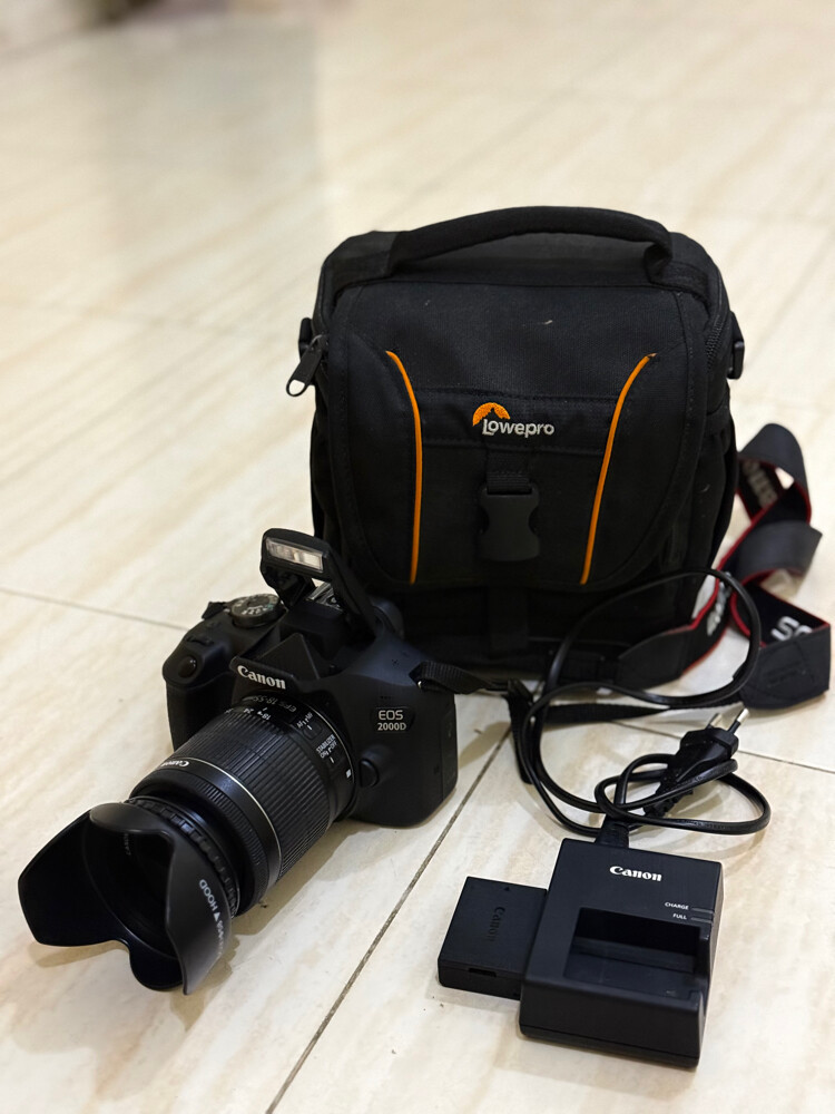 canon 2000d with all accessories  - 2