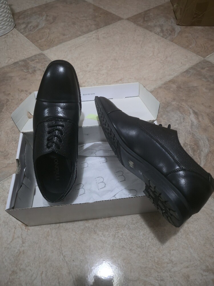 Milano men's formal black shoes (Si - 2