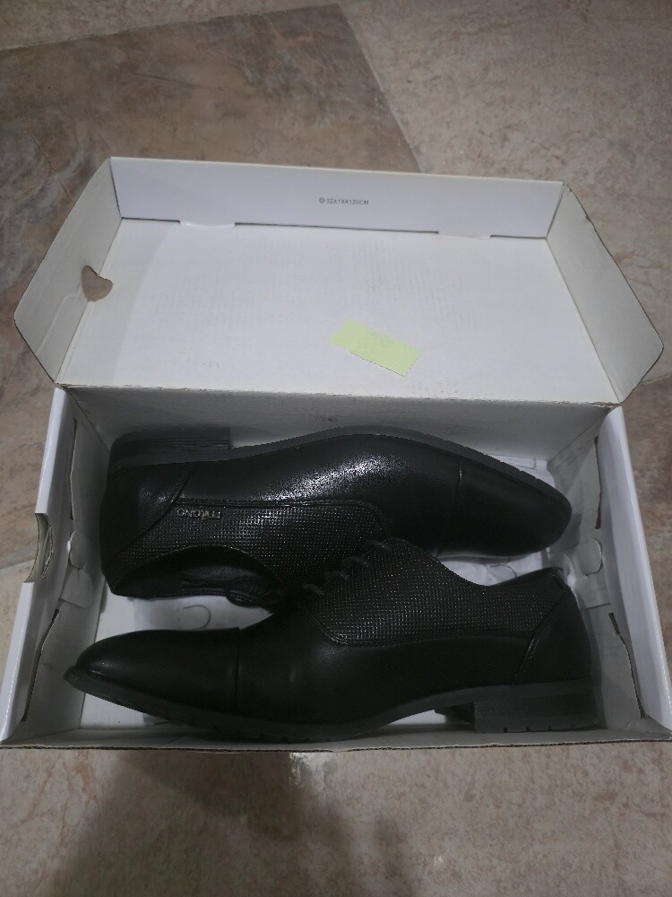 Milano men's formal black shoes (Si - 1
