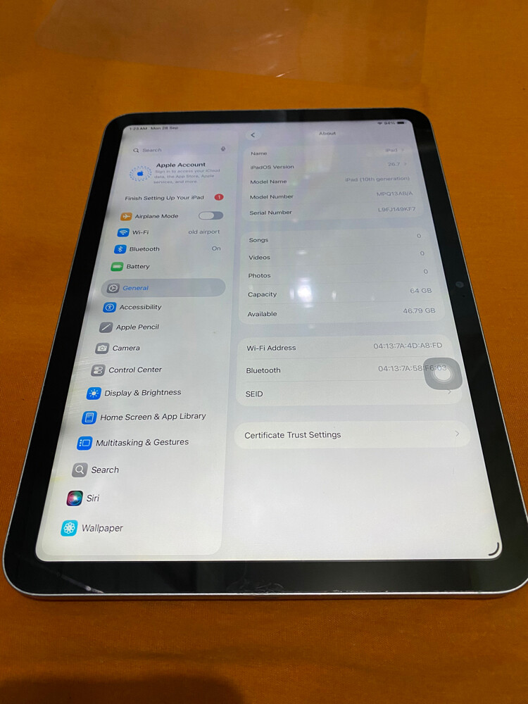 iPad 10 Generation  - 2