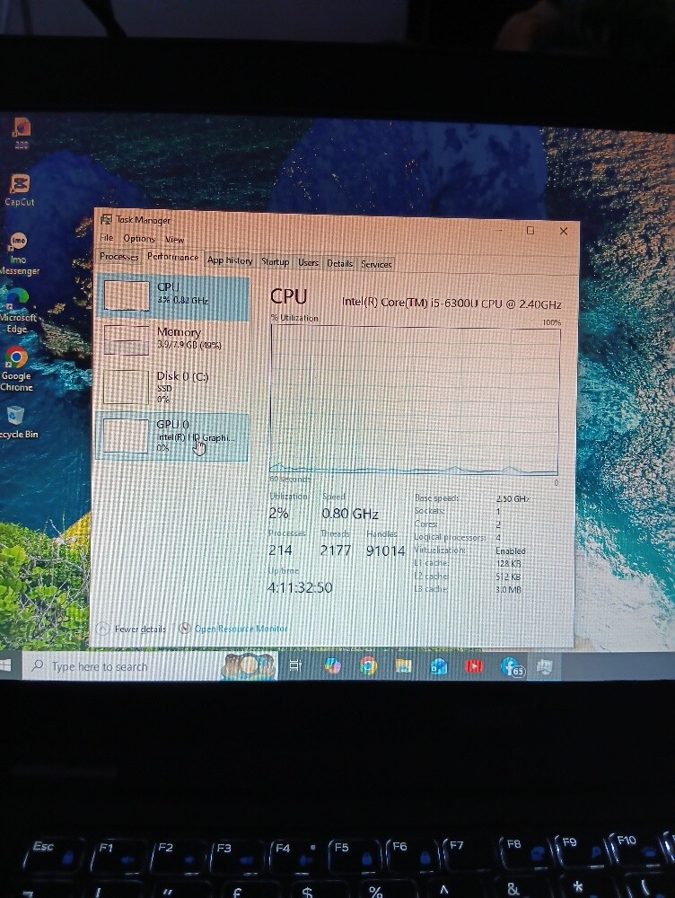Dell core i5 6th gen 6300u - 4