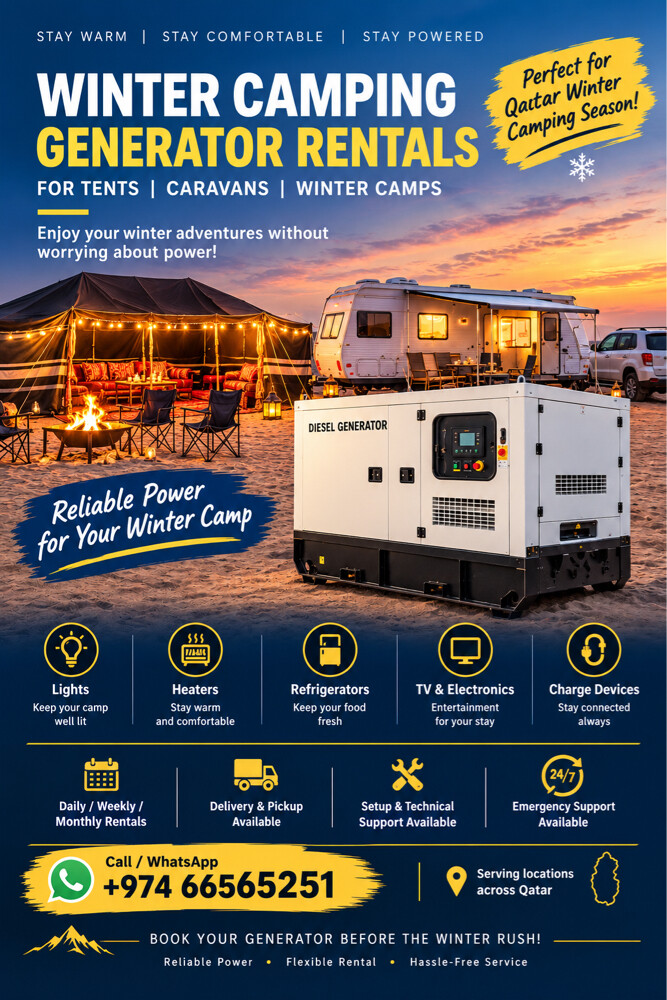 RELIABLE GENERATORS FOR RENT IN QAT - 3