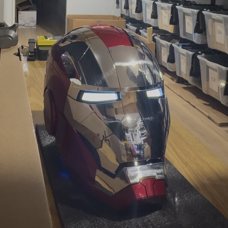 Iron Man MK5 1:1 Wearable Helmet - 3