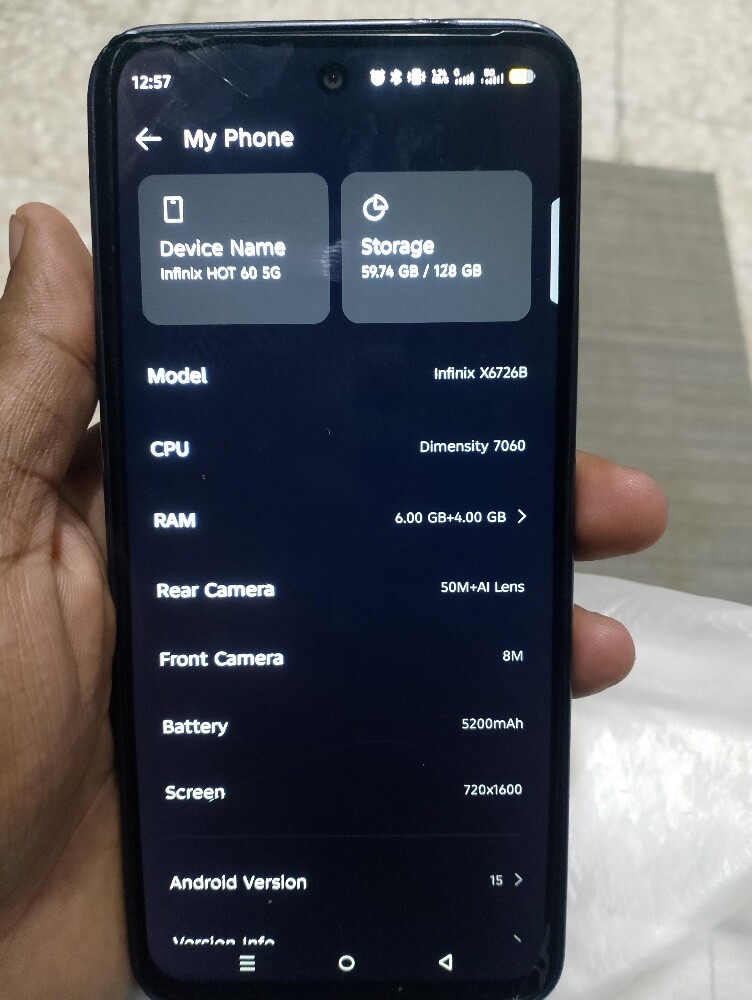 infinix Hot 60 5G - 1