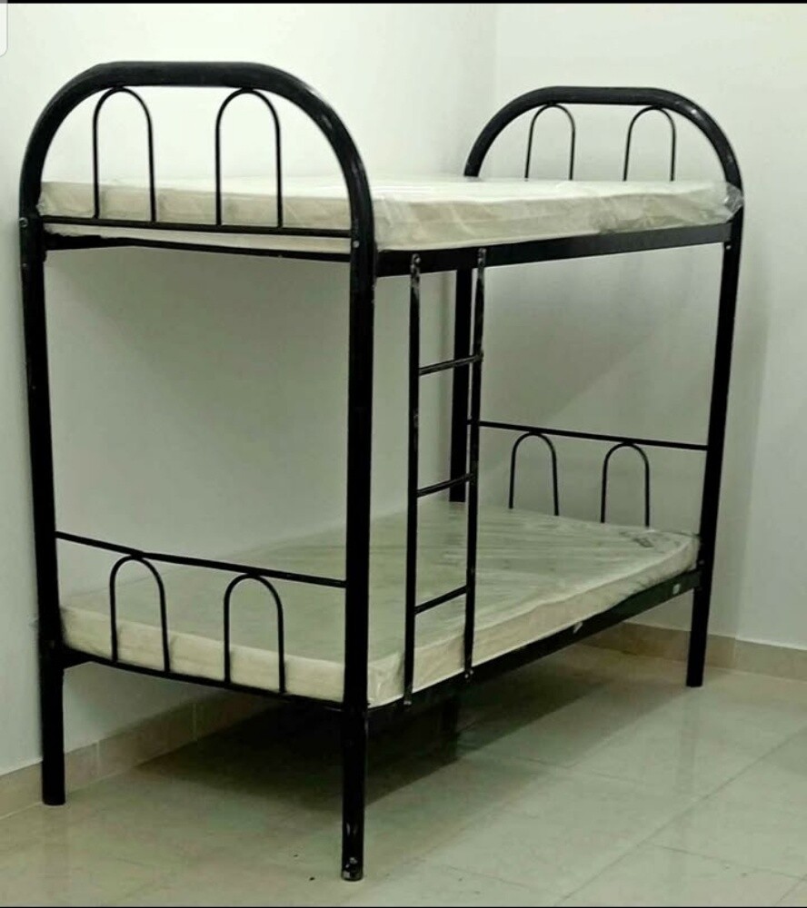 bunk bed double black color - 1