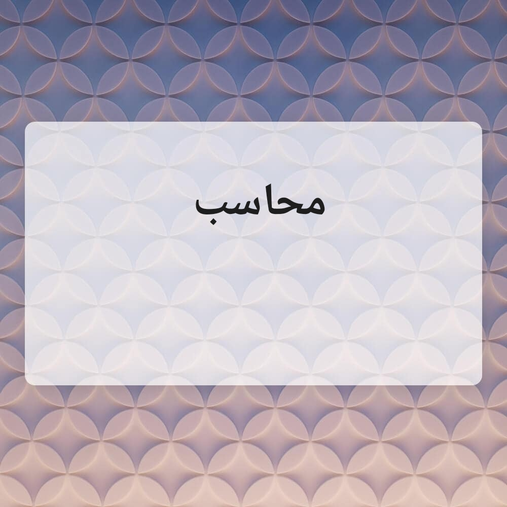محاسب - 1