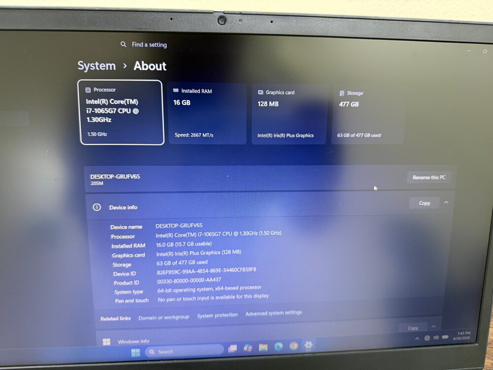 Lenovo ThinkBook 15-III,512,16G,i7  - 7