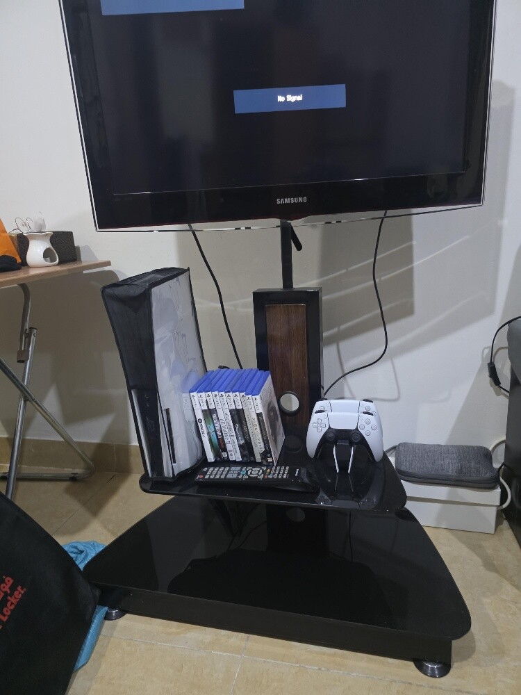 Glass TV stand - 1