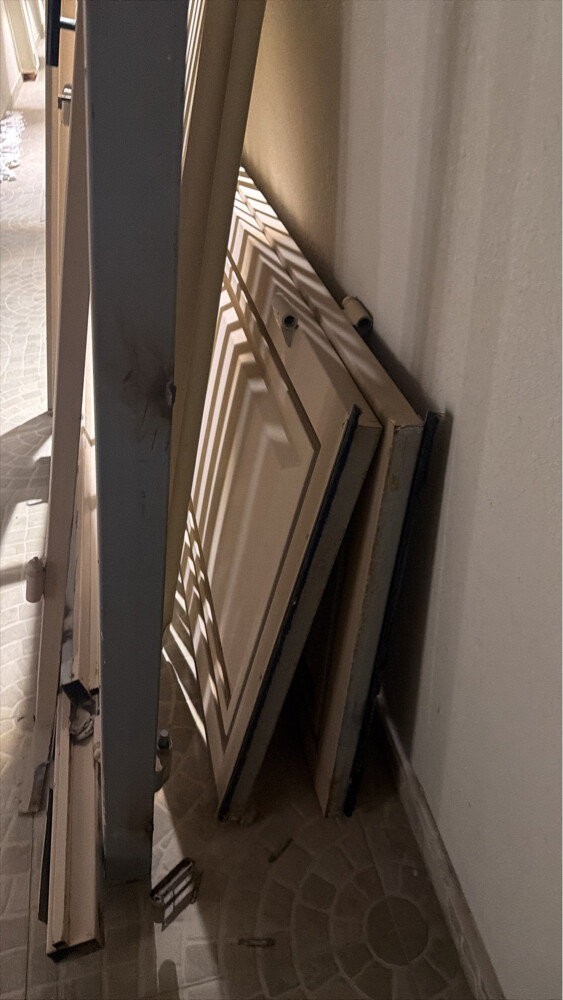 2metal doors  - 2