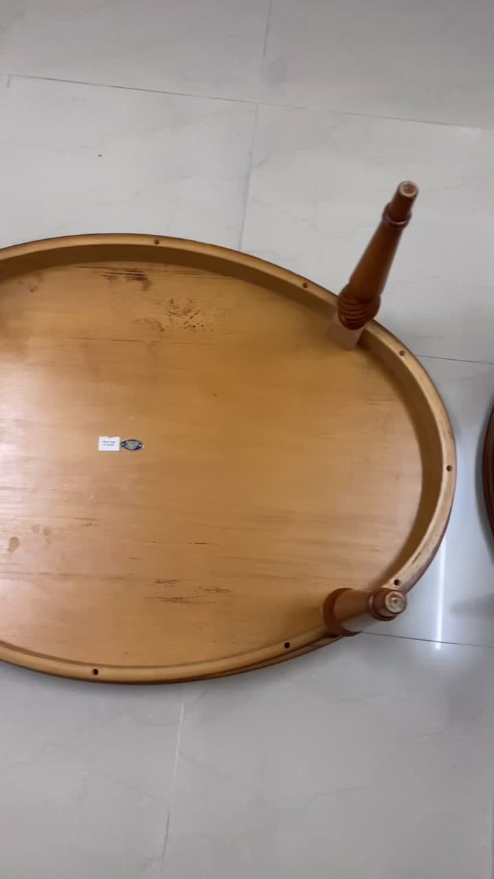 3-Piece Wooden Table Set - 6