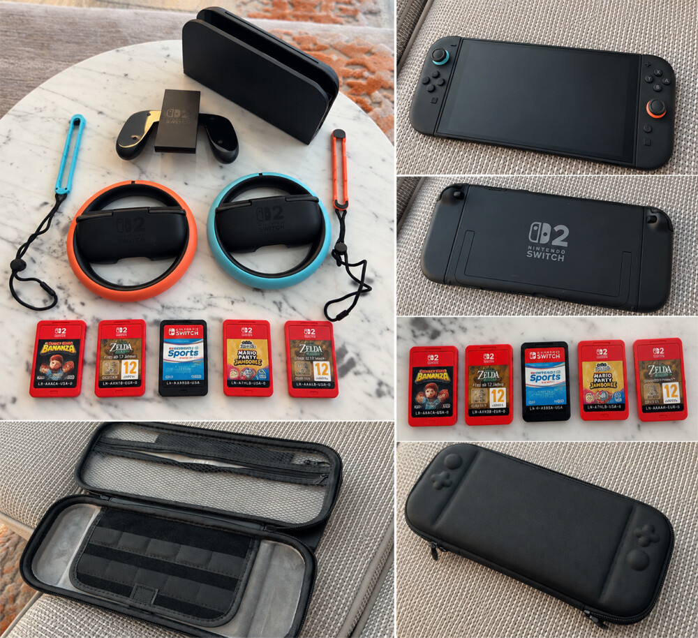 Nintendo Switch 2+games/Accessories - 1