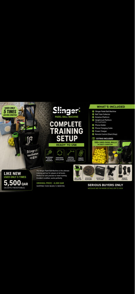 Slinger Padel Ball Machine - 2