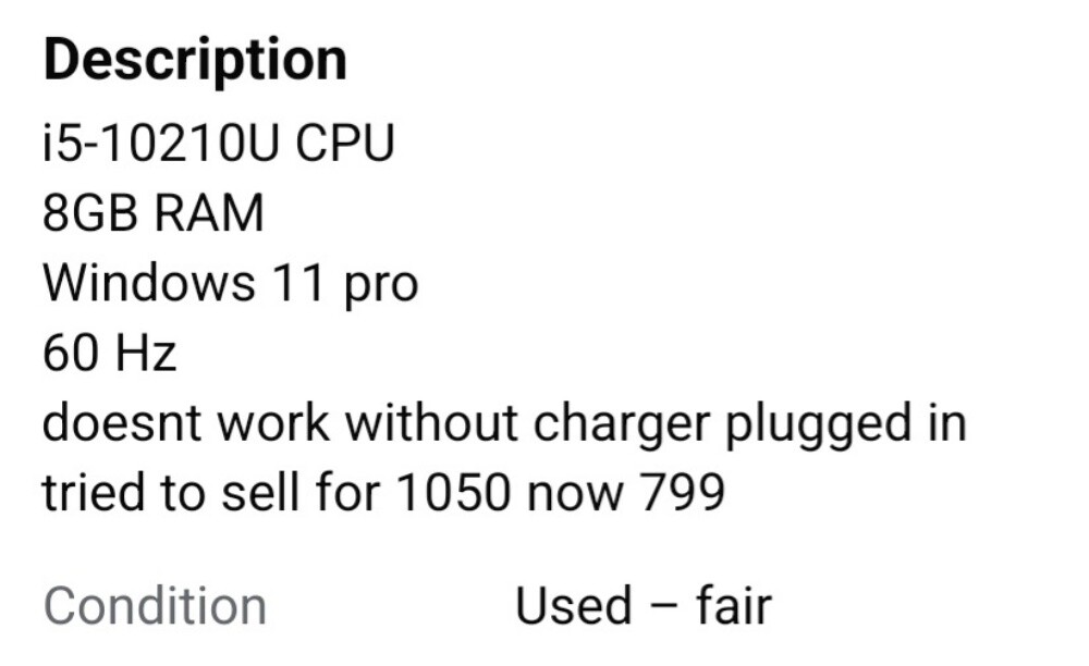 HP laptop - 2