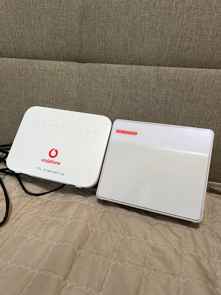 ooredoo and vodafone routers - 1