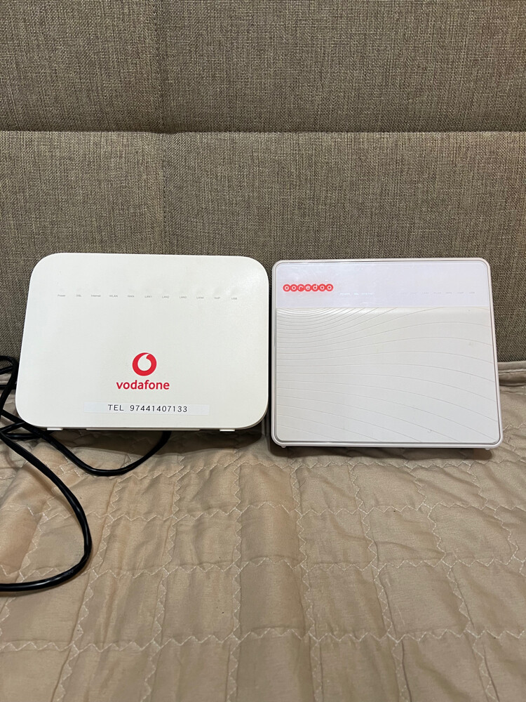 ooredoo and vodafone routers - 3