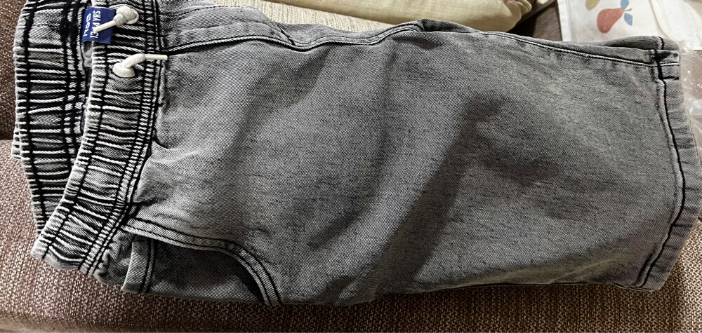 black jeans short R&B kids boys - 1