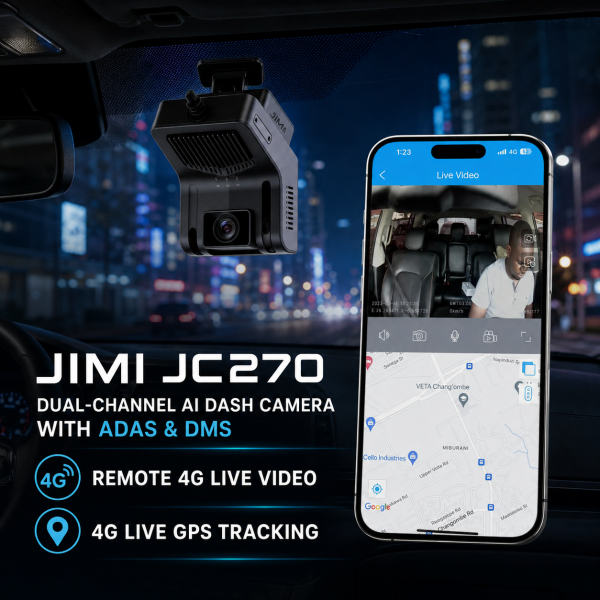 4G car dashcam JC270 live video - 2