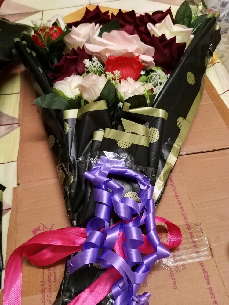 Beautiful Artificial Red Roses - 5