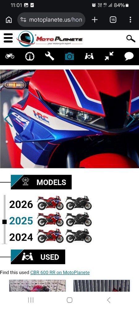 Honda CBR600RR supersports bike - 5