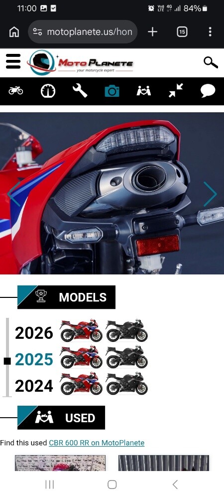 Honda CBR600RR supersports bike - 8