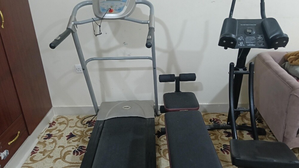 home gym set for sale 600 QAR - 2