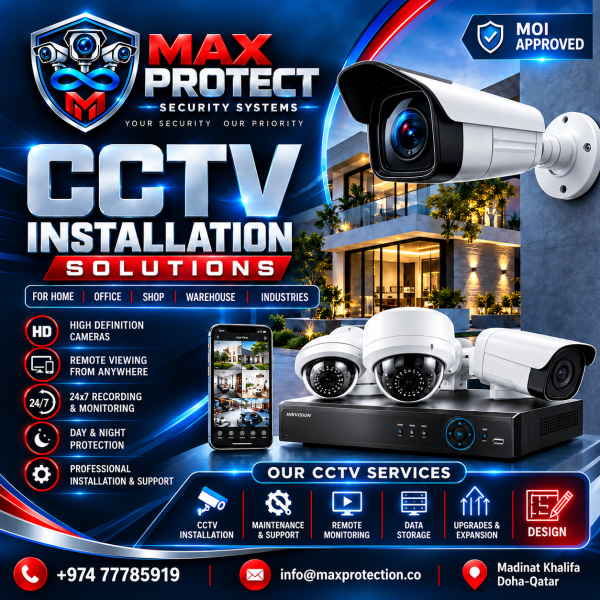 CCTV SecuritySystems(MOI APPROVED) - 2