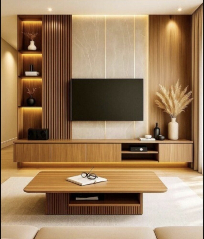 TV Cabinet,Wall panel & Chipbord - 13