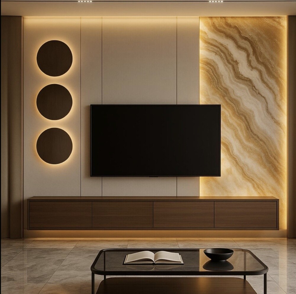 TV Cabinet,Wall panel & Chipbord - 2