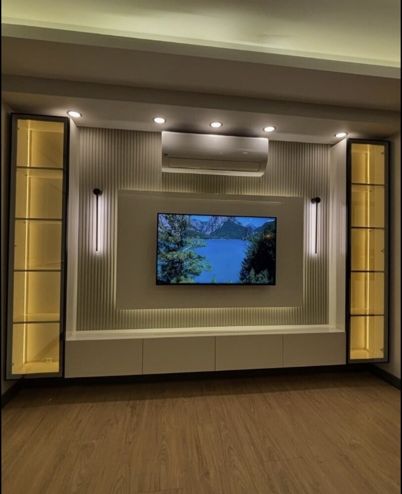 TV Cabinet,Wall panel & Chipbord - 5