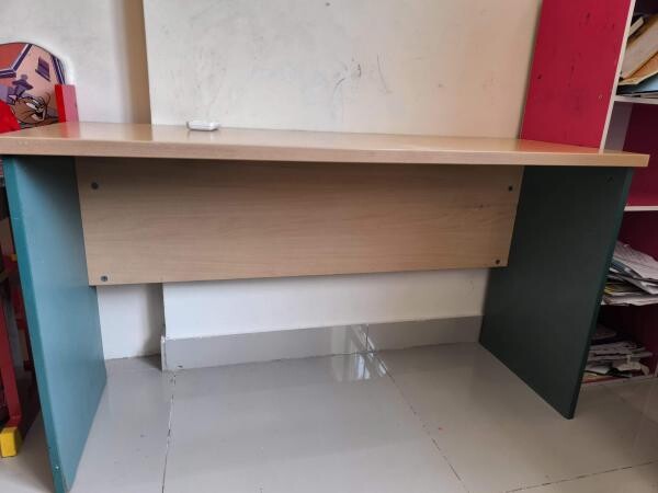 Wooden Table, Shelves, Storage box - 1