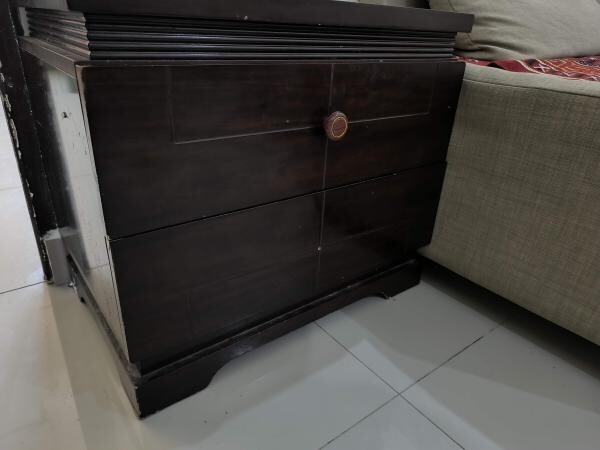 Wooden Table, Shelves, Storage box - 3