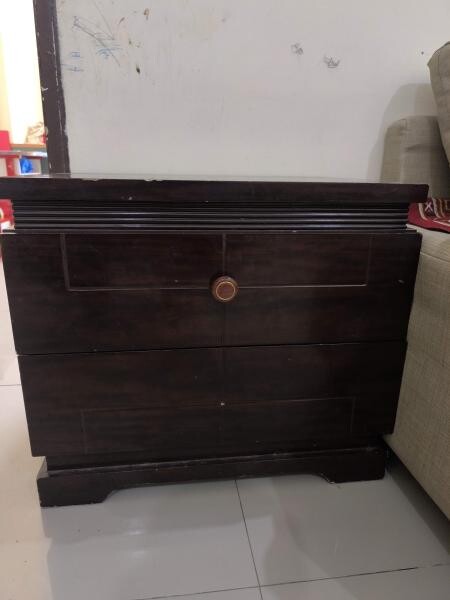Wooden Table, Shelves, Storage box - 4