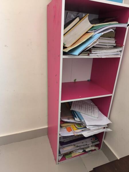 Wooden Table, Shelves, Storage box - 6